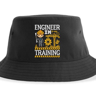 Kids Engineer In Training Future Engineer Boy Sustainable Bucket Hat