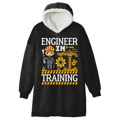 Kids Engineer In Training Future Engineer Boy Hooded Wearable Blanket