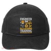 Kids Engineer In Training Future Engineer Boy 7-Panel Snapback Hat