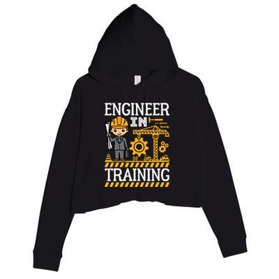 Kids Engineer In Training Future Engineer Boy Crop Fleece Hoodie