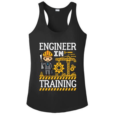Kids Engineer In Training Future Engineer Boy Ladies PosiCharge Competitor Racerback Tank