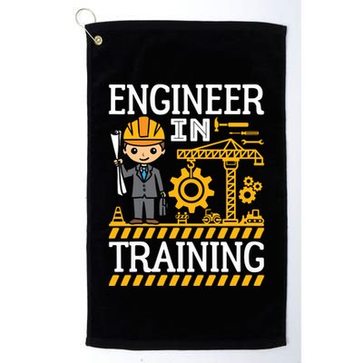 Kids Engineer In Training Future Engineer Boy Golf Towel