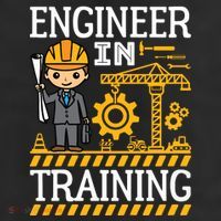 Kids Engineer In Training Future Engineer Boy Golf Towel