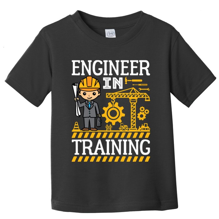 Kids Engineer In Training Future Engineer Boy Toddler T-Shirt