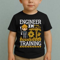 Kids Engineer In Training Future Engineer Boy Toddler T-Shirt