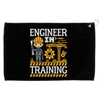Kids Engineer In Training Future Engineer Boy Grommeted Golf Towel