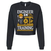 Kids Engineer In Training Future Engineer Boy Cropped Pullover Crew