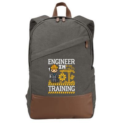 Kids Engineer In Training Future Engineer Boy Cotton Canvas Backpack