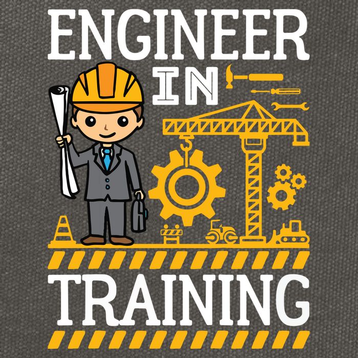 Kids Engineer In Training Future Engineer Boy Cotton Canvas Backpack