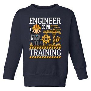 Kids Engineer In Training Future Engineer Boy Toddler Sweatshirt