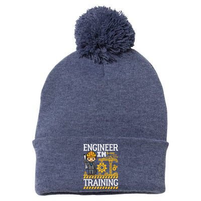 Kids Engineer In Training Future Engineer Boy Pom Pom 12in Knit Beanie