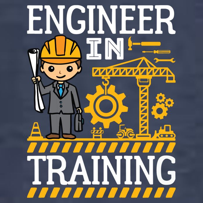 Kids Engineer In Training Future Engineer Boy Tall Hoodie