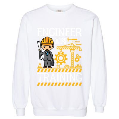 Kids Engineer In Training Future Engineer Boy Garment-Dyed Sweatshirt