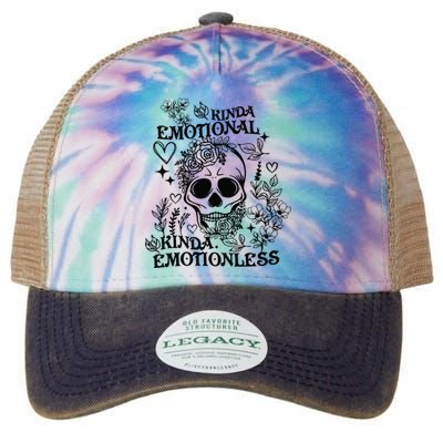 Kinda Emotional Kinda Emotionless Legacy Tie Dye Trucker Hat