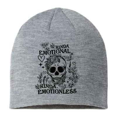 Kinda Emotional Kinda Emotionless Sustainable Beanie