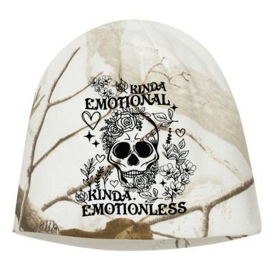 Kinda Emotional Kinda Emotionless Kati - Camo Knit Beanie