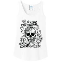 Kinda Emotional Kinda Emotionless Ladies Essential Tank