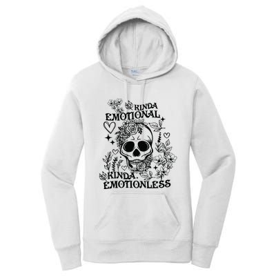 Kinda Emotional Kinda Emotionless Women's Pullover Hoodie