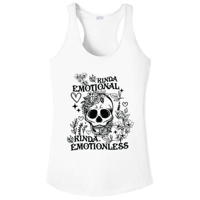 Kinda Emotional Kinda Emotionless Ladies PosiCharge Competitor Racerback Tank