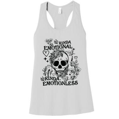 Kinda Emotional Kinda Emotionless Women's Racerback Tank