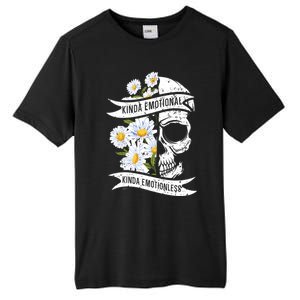 Kinda Emotional Kinda Emotionless Tal Health Meaningful Gift Tall Fusion ChromaSoft Performance T-Shirt