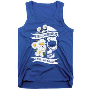 Kinda Emotional Kinda Emotionless Tal Health Meaningful Gift Tank Top