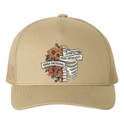 Kinda Emotional Kinda Emotionless Yupoong Adult 5-Panel Trucker Hat