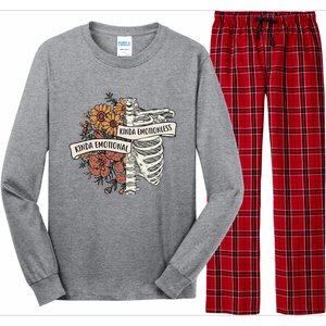 Kinda Emotional Kinda Emotionless Long Sleeve Pajama Set