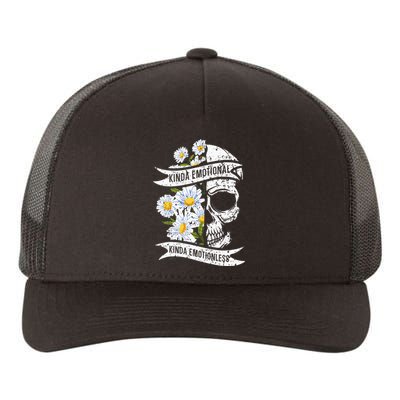 Kinda Emotional Kinda Emotionless Mental Health Yupoong Adult 5-Panel Trucker Hat