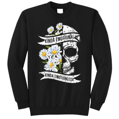 Kinda Emotional Kinda Emotionless Mental Health Sweatshirt