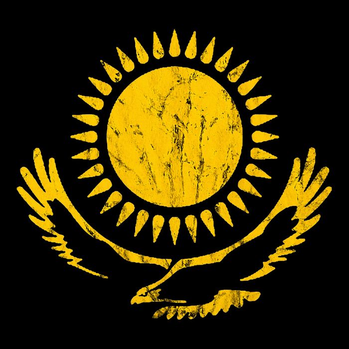 Kazakhstan Eagle Kazakh Roots Kazakhstan Crest Kazak Apron