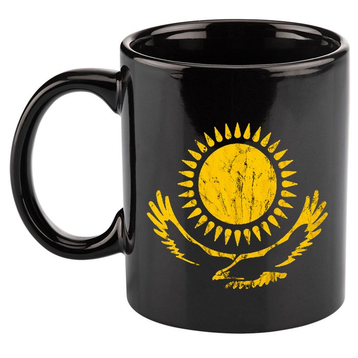 Kazakhstan Eagle Kazakh Roots Kazakhstan Crest Kazak 11oz C Handle Ceramic Mug