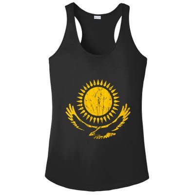 Kazakhstan Eagle Kazakh Roots Kazakhstan Crest Kazak Ladies PosiCharge Competitor Racerback Tank