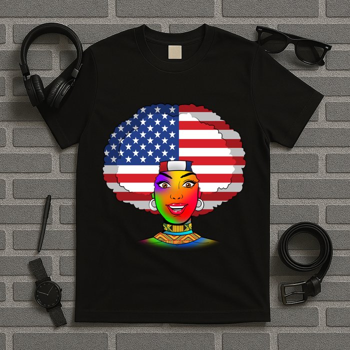 Kente African American Woman T-Shirt