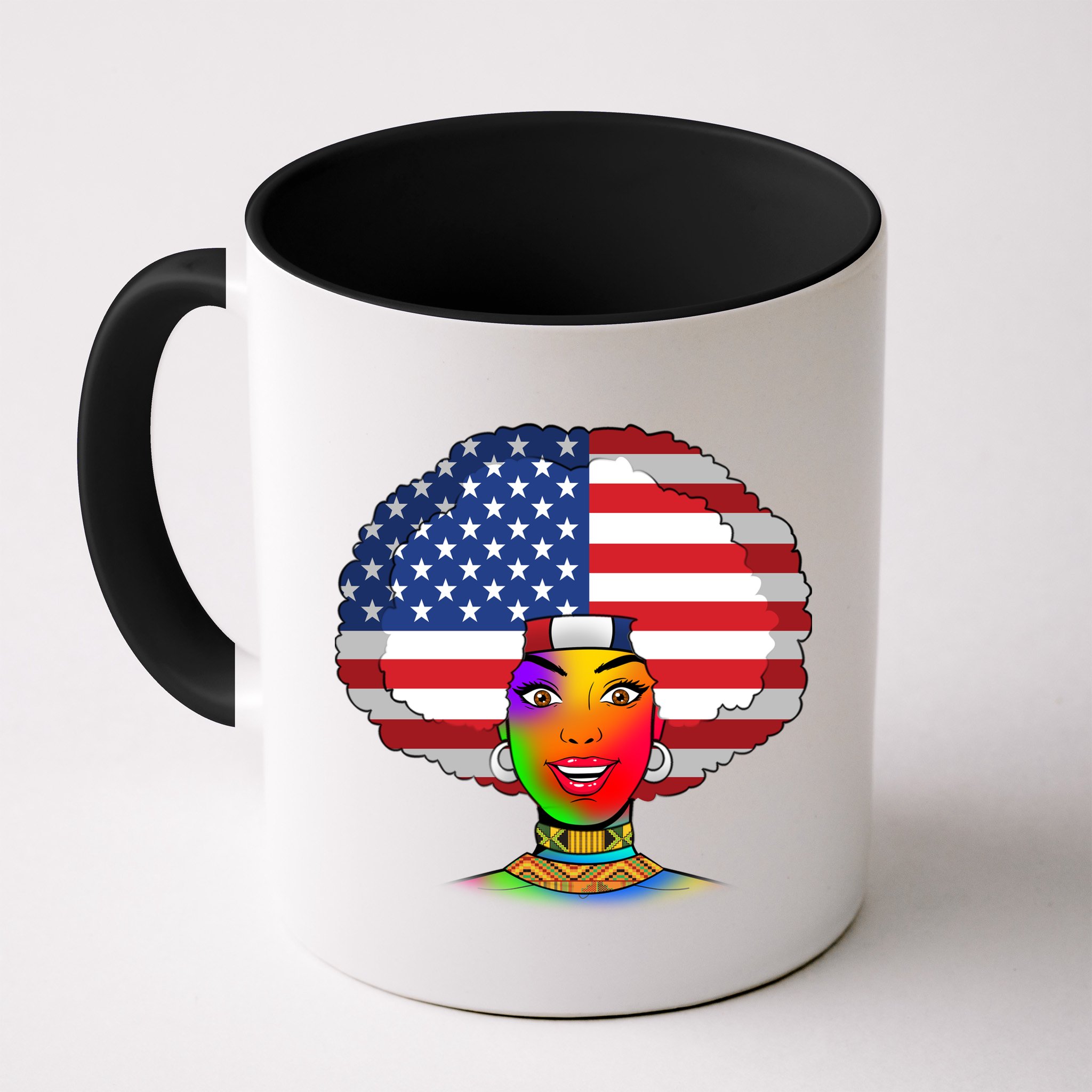Kente African American Woman Mug