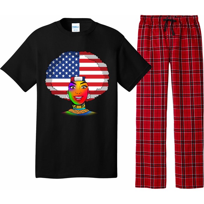 Kente African American Woman Pajama Set