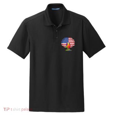 Kente African American Woman Dry Zone Grid Polo
