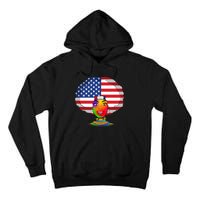 Kente African American Woman Tall Hoodie