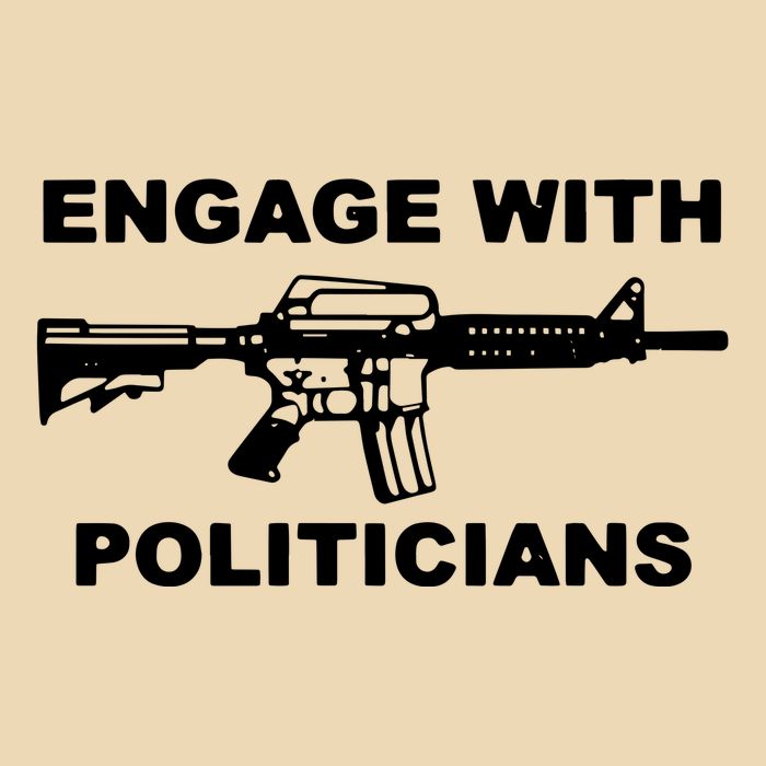 Krime Engage With Politicians Zip Tote Bag