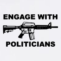 Krime Engage With Politicians 11oz C Handle Ceramic Mug