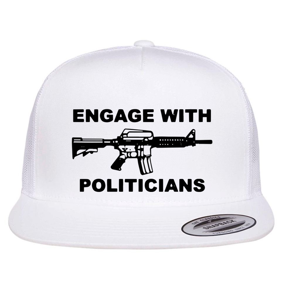 Krime Engage With Politicians Flat Bill Trucker Hat