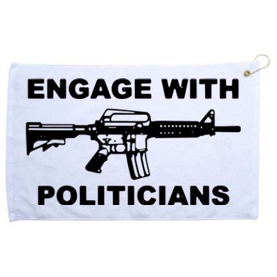 Krime Engage With Politicians Grommeted Golf Towel