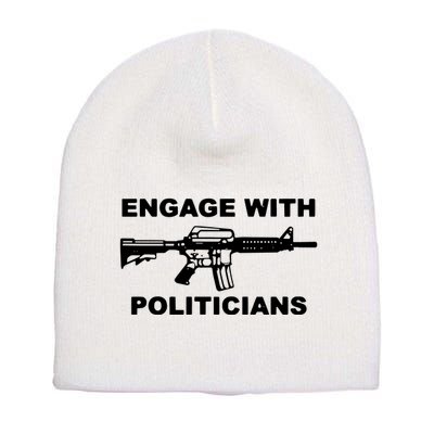 Krime Engage With Politicians Short Acrylic Beanie