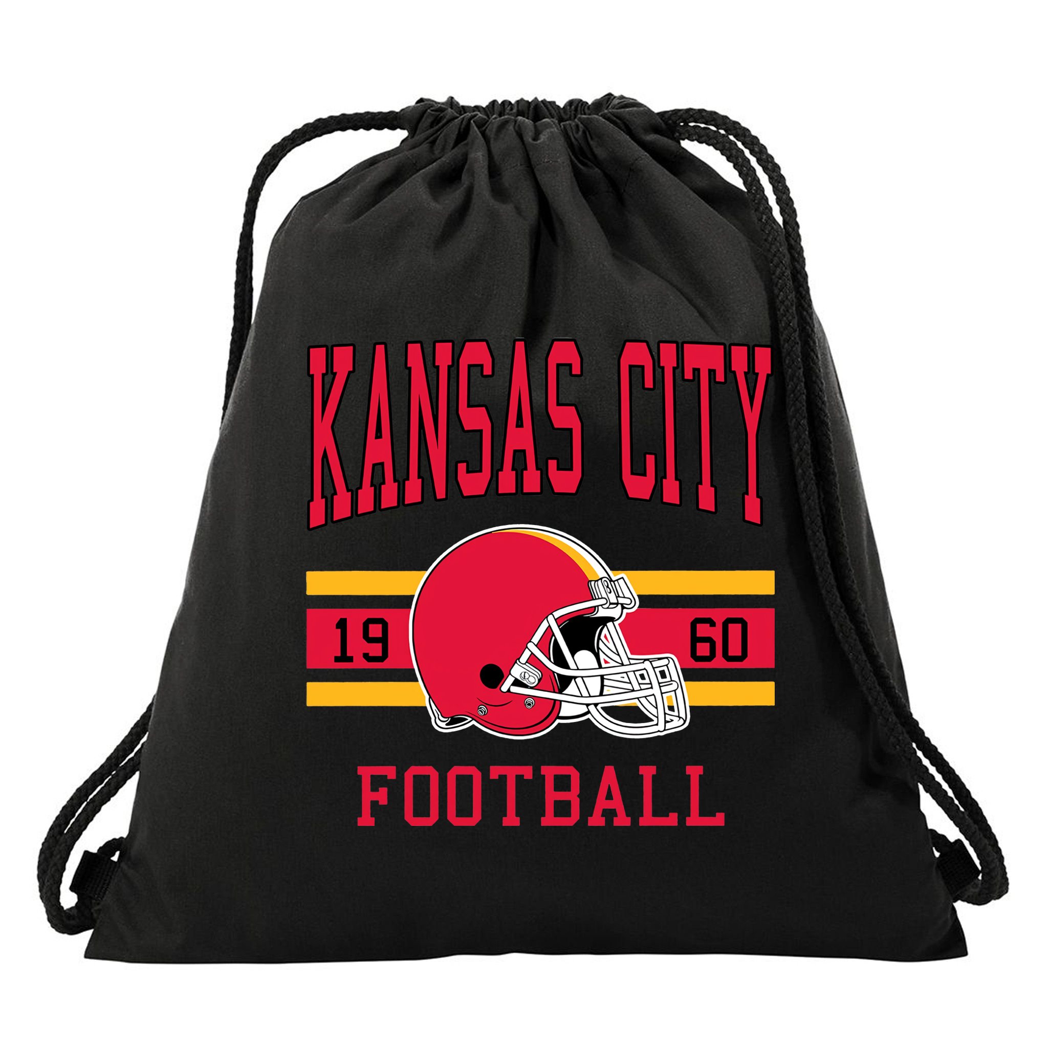 Kansas Football 1960 Drawstring Bag