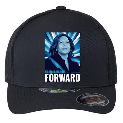 Kamala Forward 2024 Presidential Election President Harris Flexfit Unipanel Trucker Cap