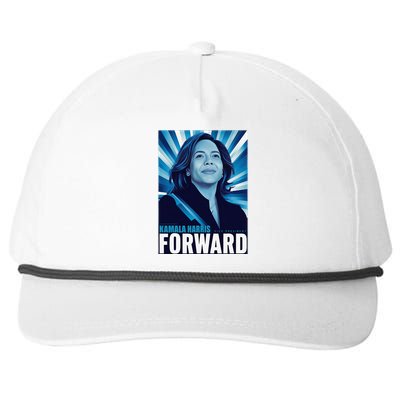 Kamala Forward 2024 Presidential Election President Harris Snapback Five-Panel Rope Hat