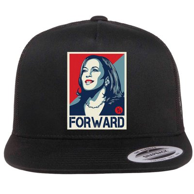 Kamalaharris Forward 2024 Kamalaharris Forward Flat Bill Trucker Hat