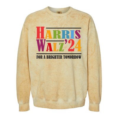 Kamalaharris Forward 2024 Kamalaharris Forward Colorblast Crewneck Sweatshirt