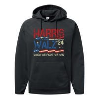 Kamalaharris Forward 2024 Kamalaharris Forward Performance Fleece Hoodie