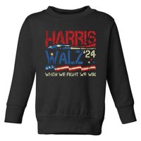 Kamalaharris Forward 2024 Kamalaharris Forward Toddler Sweatshirt